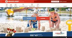 Desktop Screenshot of en.vakantieparkhengelhoef.be