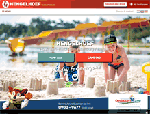 Tablet Screenshot of en.vakantieparkhengelhoef.be